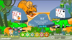 Prehistoric Baccarat screenshot